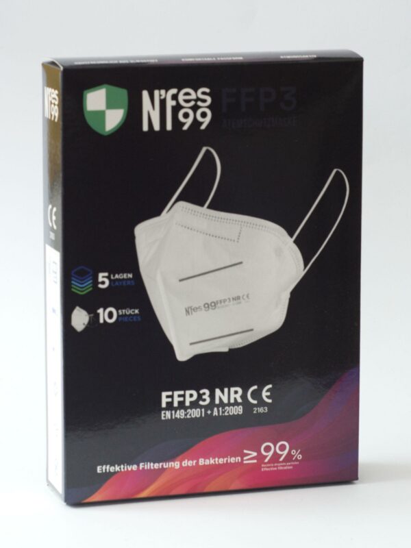 Respirátor bez ventilu FFP3 CE 2163 (filtruje 99%)